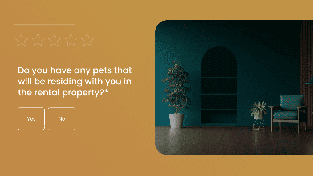 Residential rental application template preview