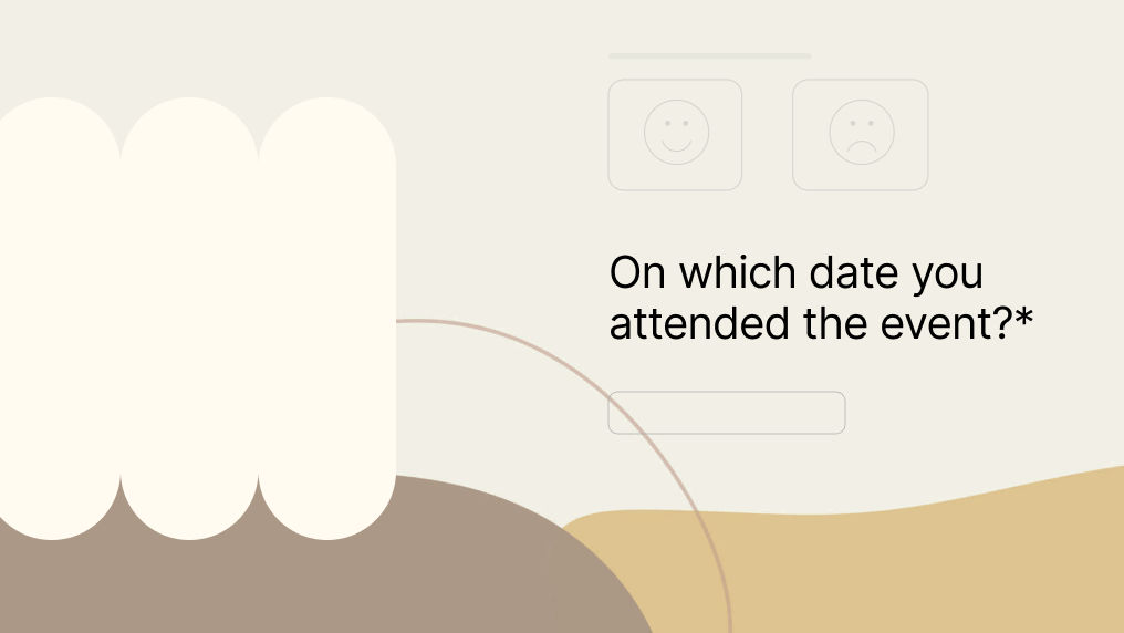 Post event evaluation template preview