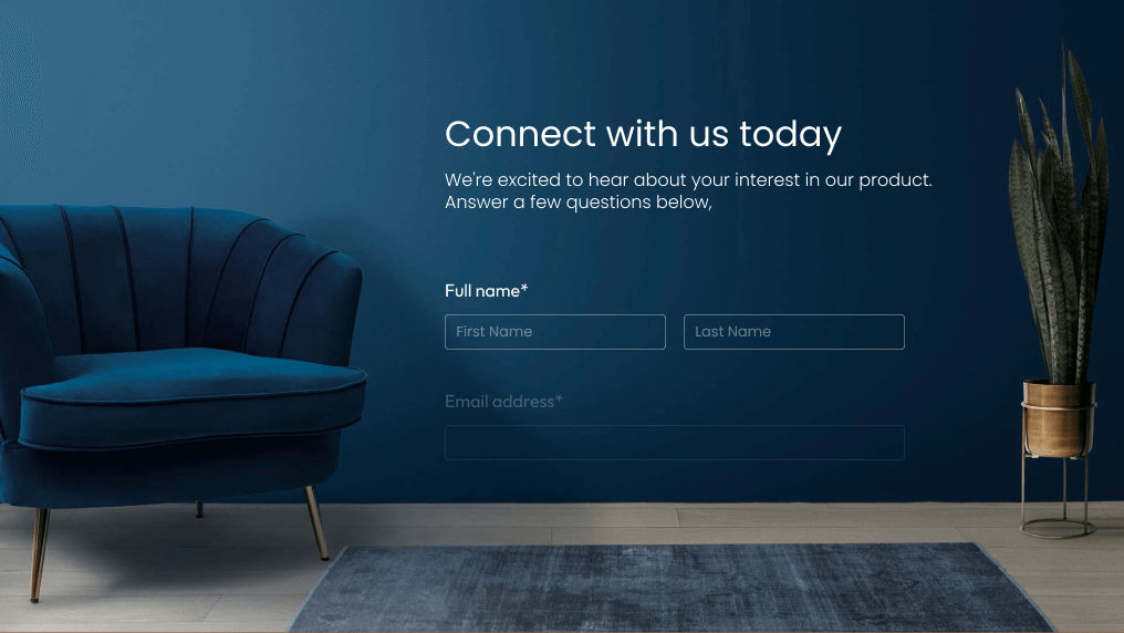 Connect with us today template preview